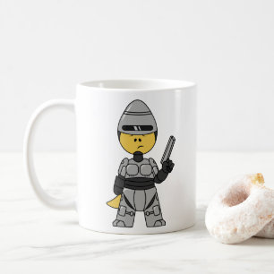 Mug Tyrannosaurus Rex Habillé Comme Robocop.