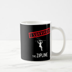 Mug Tyrolienne J'ai survécu à la tyrolienne escalade c