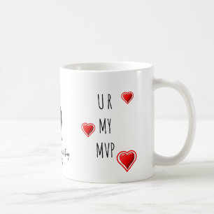 Mug U R MY MVP Stylish Christian Valentines Monogramme