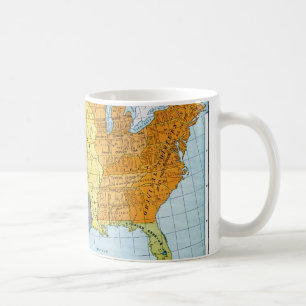 MUG U.S. CARTE, 1776-1884