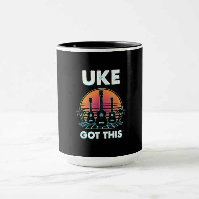 Mug Uke A Obtenu Ce Drôle Ukulele Player Guitare Music (Centre)