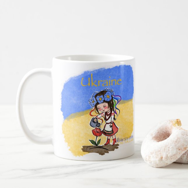 Mug Ukraine  (Avec donut)