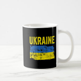 Mug Ukraine Carte du Drapeau Amour Soutenez Ukrainiens