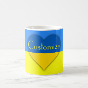 Mug Ukraine Drapeau bleu jaune Thunder_Cove