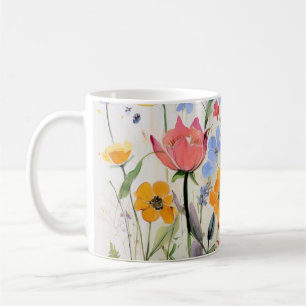 Mug Un accessoire de cuisine floral fantaisiste, fleur
