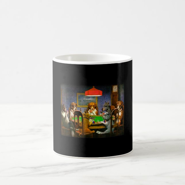 Mug Un ami dans le besoin (Chiens jouant au poker) (Centre)