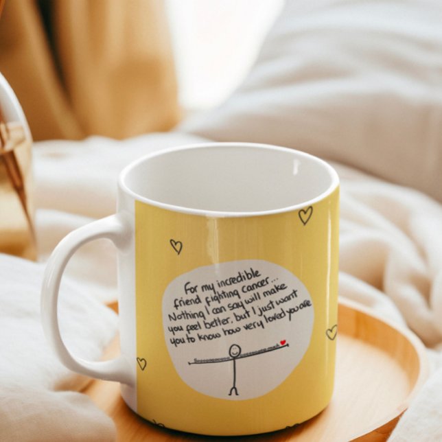 Mug Un ami qui traverse le cancer (Créateur téléchargé)