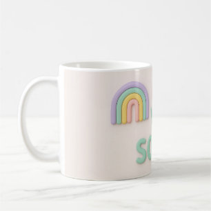 Mug Un an Sober sobriété cadeau LGBT arc-en-ciel