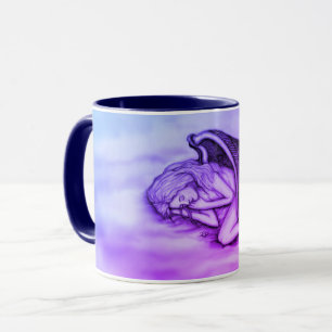 Mug Un Ange endormi sur les nuages des cieux