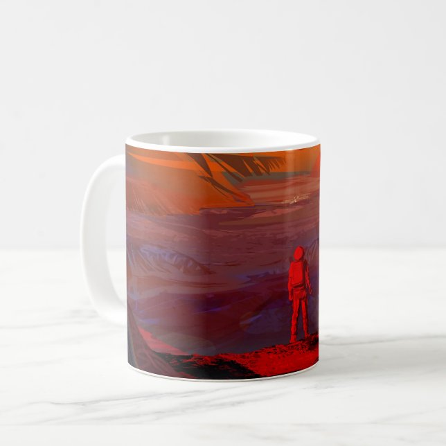 Mug Un Astronaute Sur Mars (Devant gauche)