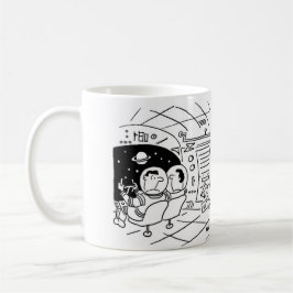Mug Un astronaute surpris de voir le courrier livré