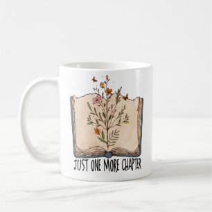 Mug Un autre chapitre livre des fleurs sauvages papill