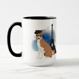 Mug Un Basenji à Paris drôle de chien