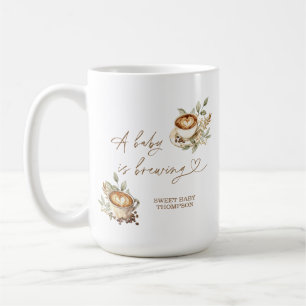 Mug Un bébé brasse de la pâte à café   Café personnali
