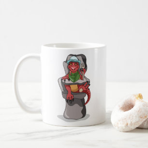 Mug Un Bébé Tyrannosaurus Rex Assis Dans Une Chaise Ha