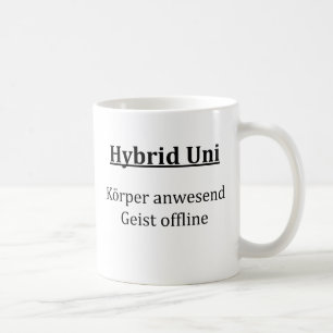 Mug Un cadeau d'université hybride, étudiants