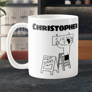 Mug Un cadeau pour un Signmaker. Auteur