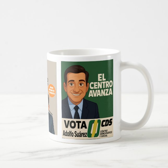 Mug Un café avec Adolfo Suárez (Droite)