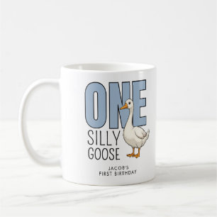 Mug Un Canard Fou Bleu Moderne Personnalisé Pour Un Pr