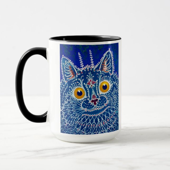 Mug Un chat de style gothique par Louis Wain (Gauche)