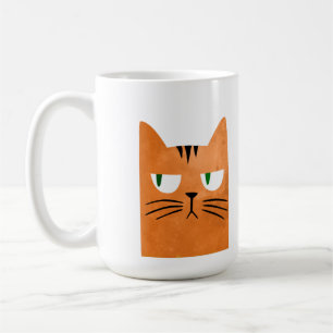 Mug Un chat orange avec une attitude