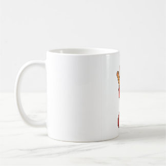 Mug Un chaton dans une surprise de bas de Noël