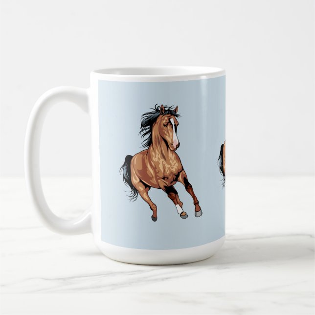 Mug un cheval courant de forêt (Gauche)