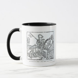 Mug Un chevalier, jeu de Caxton du 'des échecs