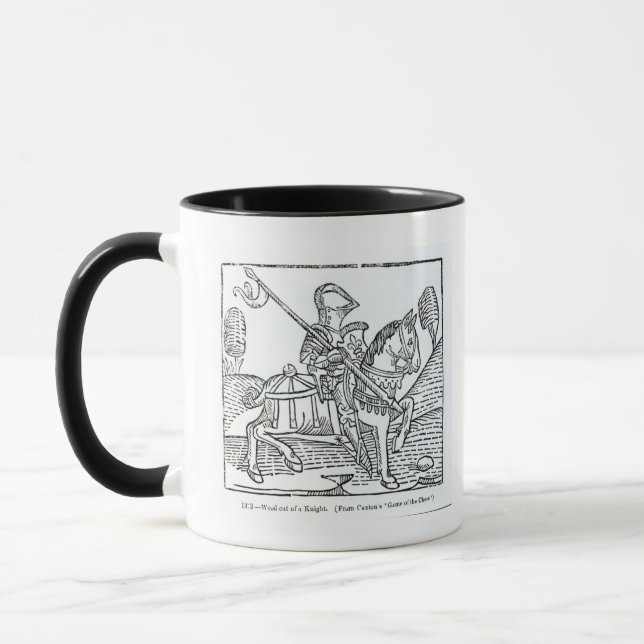 Mug Un chevalier, jeu de Caxton du 'des échecs (Gauche)