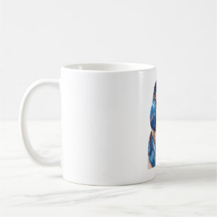 Mug Un chien Habu portant lunettes de soleil et casque