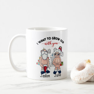Mug Un couple blanc, je veux vieillir avec toi