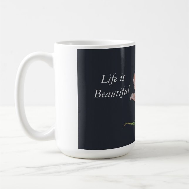 Mug Un design rose (Gauche)