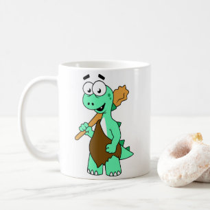 Mug Un Dessin Tyrannosaurus Rex Caveman.