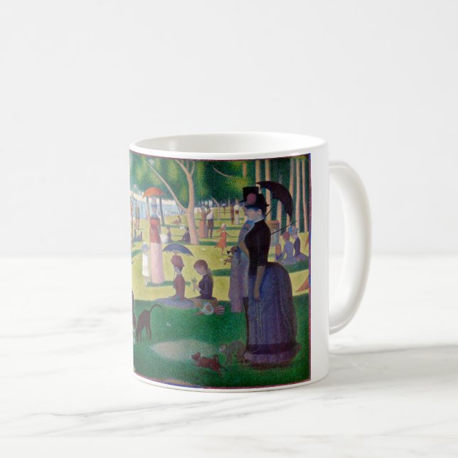 Mug Un dimanche après-midi à La Grande Jatte, Seurat (Devant droit)