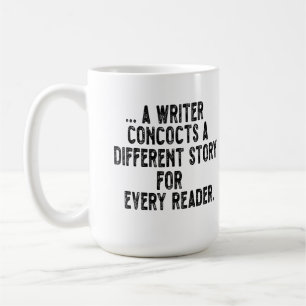 Mug un écrivain concocte une histoire différente pour
