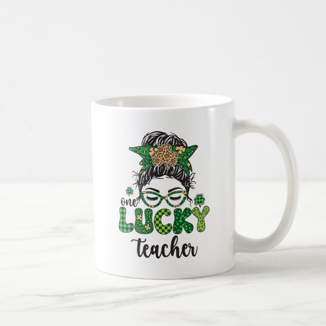 Mug Un enseignant chanceux - Saint Patrick's Day (Droite)