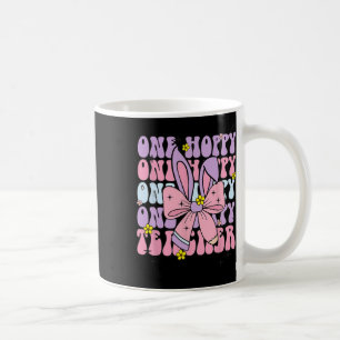 Mug Un Enseignant Hoppy Retro Bunny Enseignant Pâques