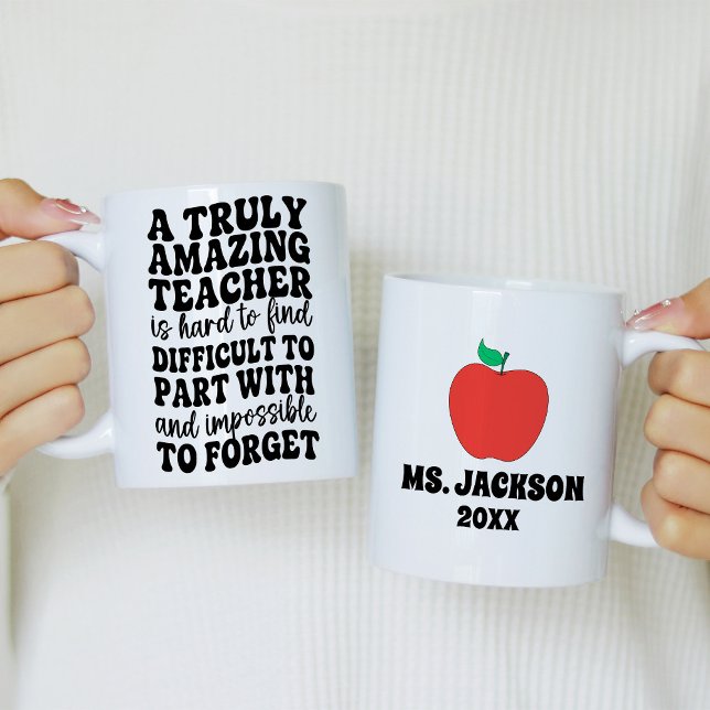 Mug Un enseignant vraiment incroyable est difficile à  (Créateur téléchargé)