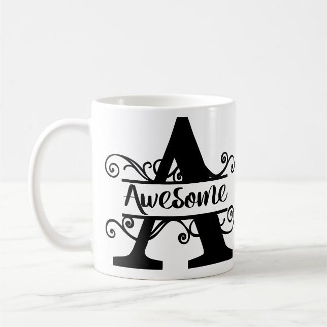 Mug Un est pour Awesome! (Gauche)