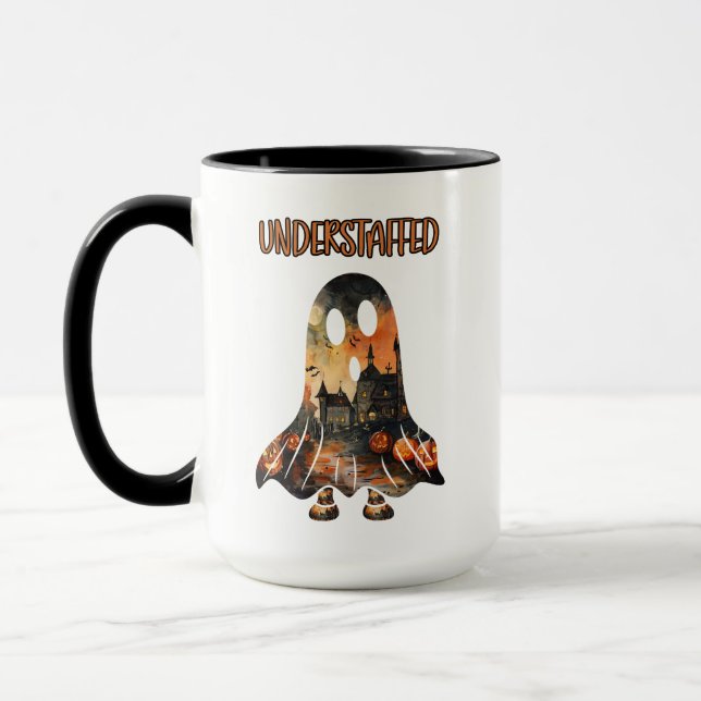 Mug Un Humour en sous-effectif Sarcastique fantôme d'H (Gauche)