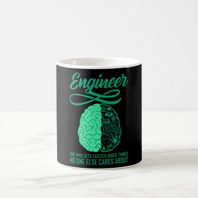 Mug Un ingénieur amusant cite l'ingénierie (Centre)