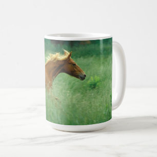 Mug Un Jeune Stallion Traverse Le Milieu