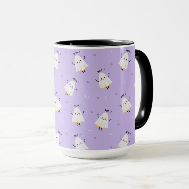 Mug Un joli fantôme d'Halloween (Devant droit)