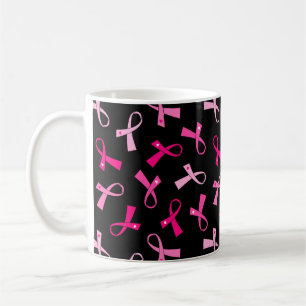 Mug Un joli Motif à ruban pour cancer du sein rose