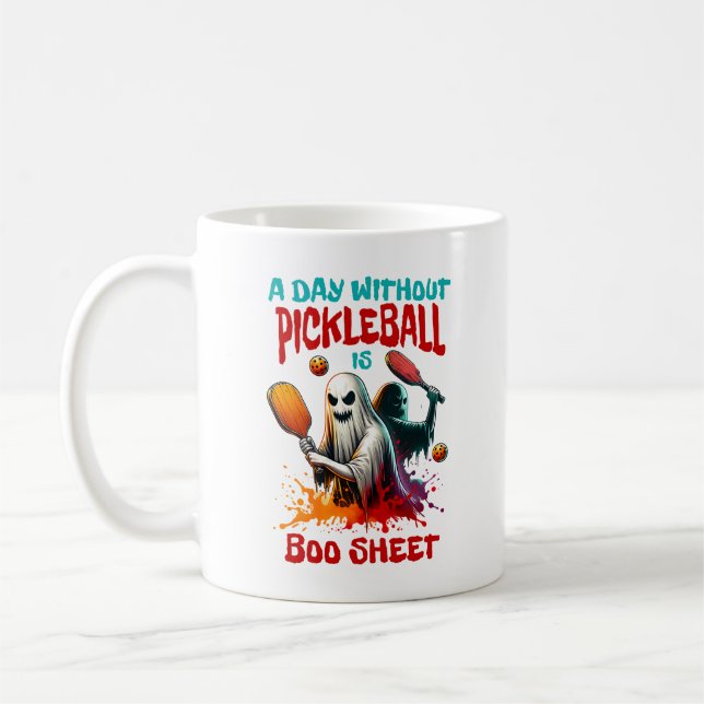 Mug Un Jour Sans Pickleball Est Bosheet Halloween (Gauche)