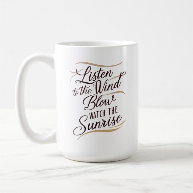 Mug Un magnifique morceau d'art de mots avec un harmon (Gauche)