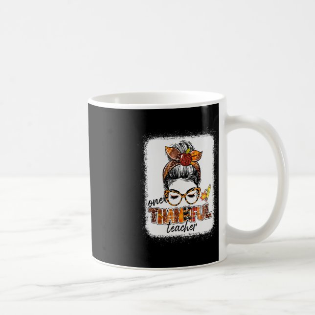 Mug Un Maître De Remerciements Messy Bun Cute Automne  (Droite)