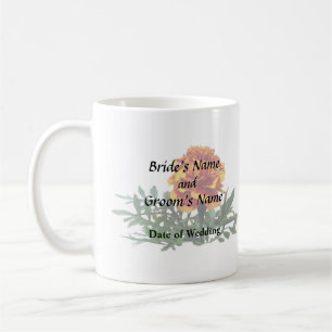 Mug Un Marigold orange avec pourboires jaunes