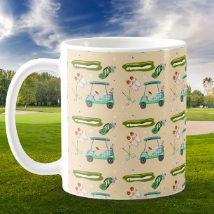 Mug Un motif de journée de golf