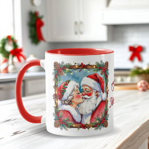 Mug Un Noël sucré à l'ancienne M. et Mme Claus